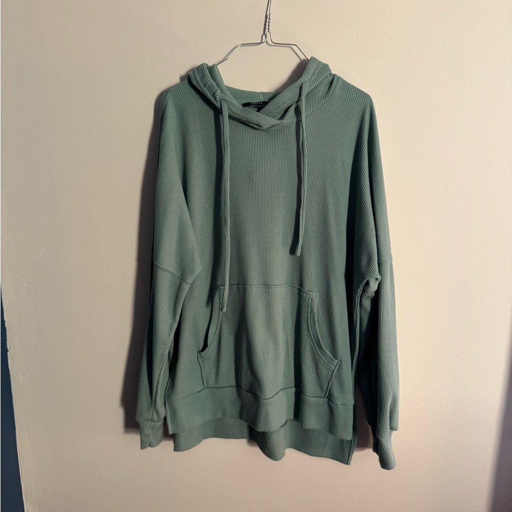 Green Hooded Women's Jacket